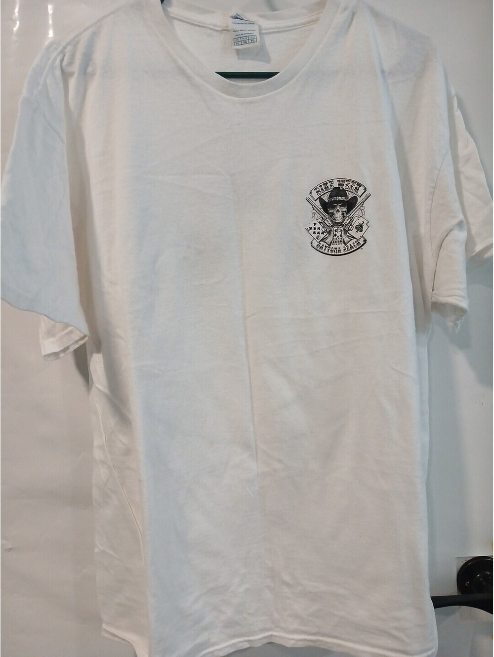 BIKE WEEK ANNUAL DAYTONA SKULL SIZE XL MENS T-shirt